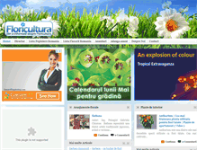 Tablet Screenshot of flori-cultura.ro